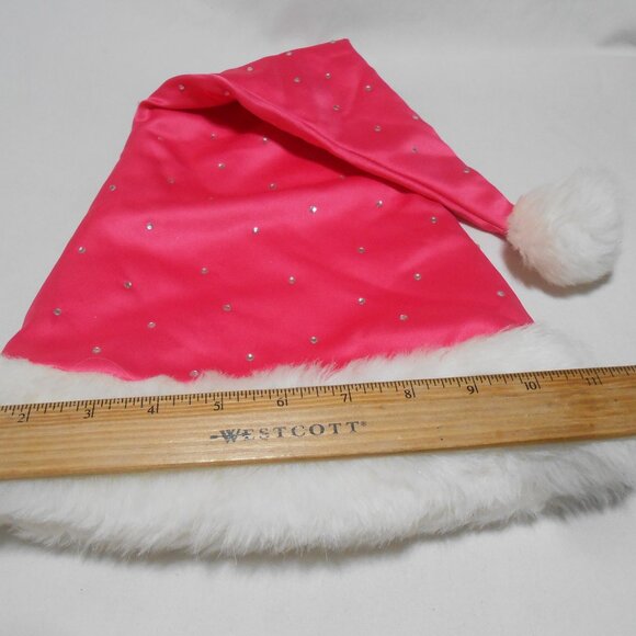 CUTE PINK VICTORIA'S SECRET SANTA HAT RHINESTONES ACCENTS LONG 23" π
NEW - Picture 6 of 9